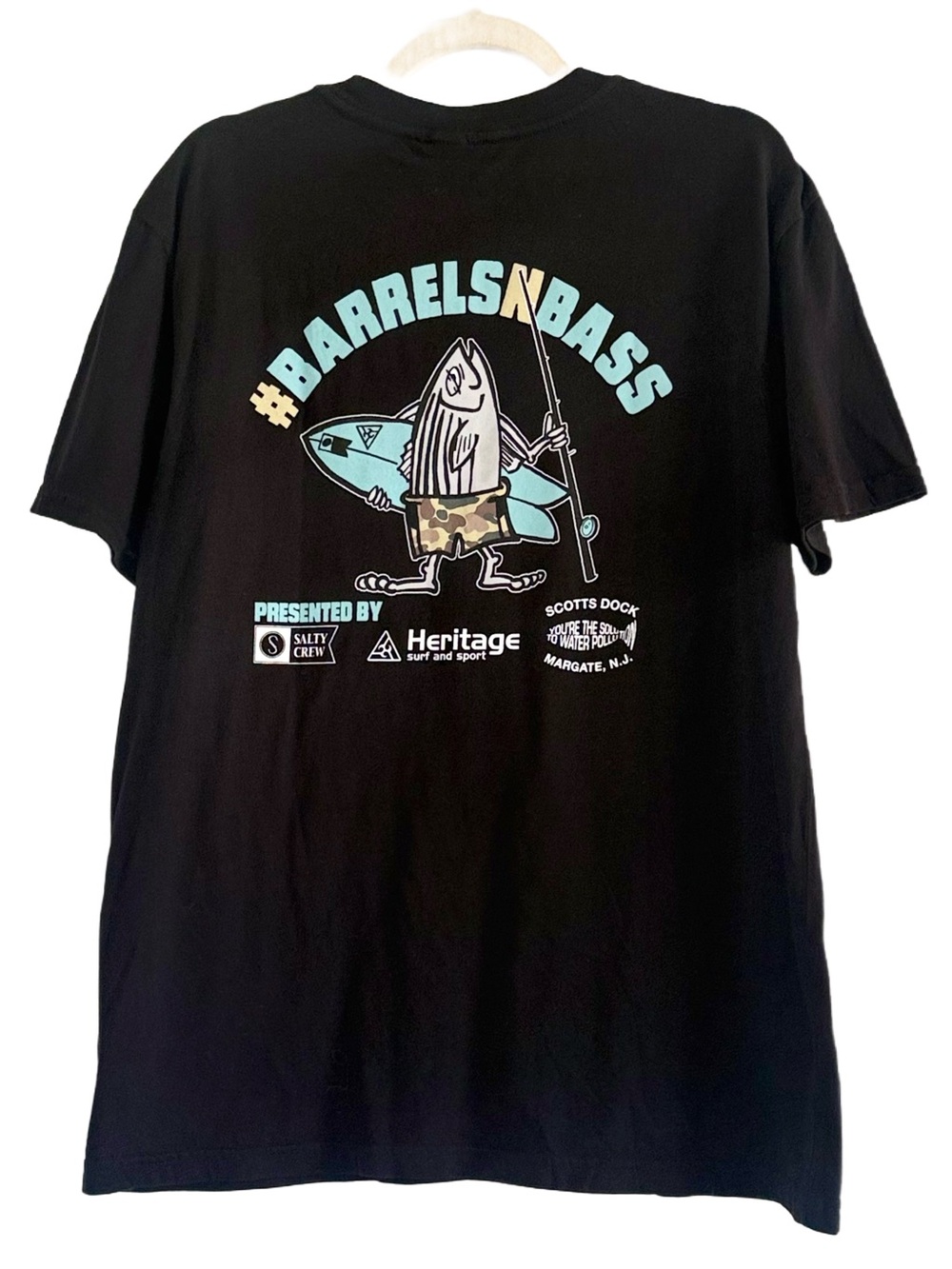 🌻 Salty Crew Black Short-Sleeve Graphic Tee Medium NWT
